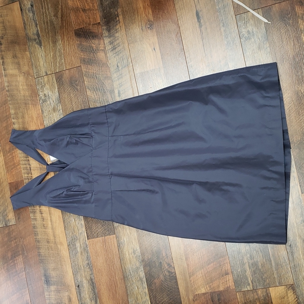 J. Crew Blue Sheath Halter Dress for Cocktail